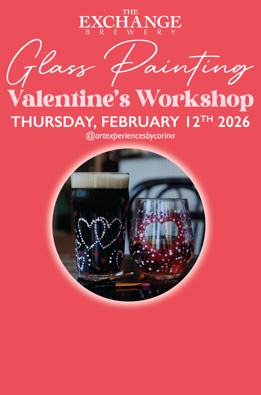 Glass Painting Valentine’s Workshop